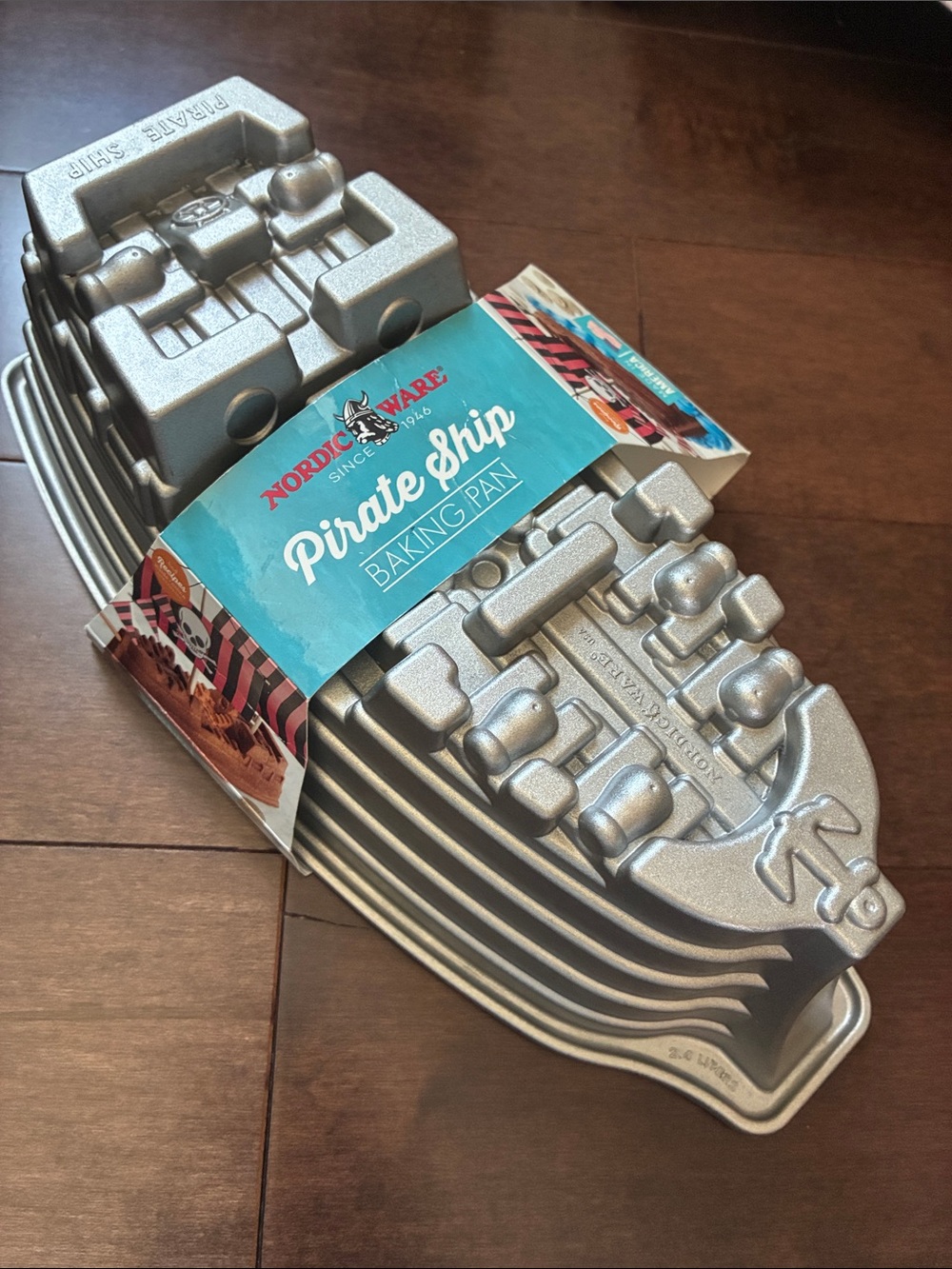 Nordic Ware Pirate Ship Baking Pan - Silver Metallic